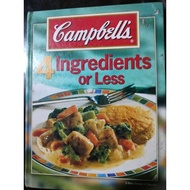 Campbell's 4 Ingredients or Less Cookbook.