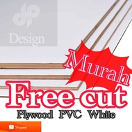 3mm 9mm 15mm 18mm PLYWOOD PVC WHITE
