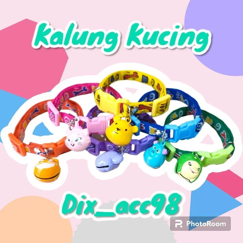 Kalung Kucing Lonceng Karakter