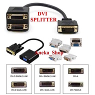 DVI to VGA converter cable dvi-i dvi-d dvi-a male dvi 12+5 dvi 18+1 dvi 24+1 dvi 24+5 dual link vga 
