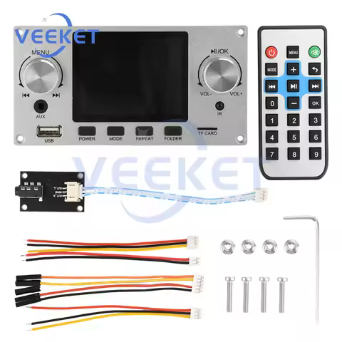 2.8 Inch TFT Color Screen Lossless Audio Decoding Board Module Amplifier Audio Player DC 5-12V Car F