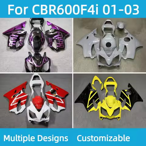 New ABS Motorcycle Fairings Kit CBR 600 F4i 2001 2002 2003 Body Parts Set Fairing Kit for HONDA CBR6
