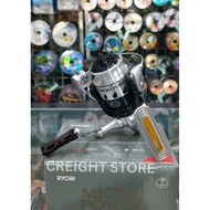 REEL RYOBI MICRO POWER 500, 800 NEW HANDLE, REEL SPINNING ULTRALIGHT, REEL KECIL, REEL UDANG