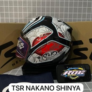 Helm TSR RAM4 Nakano Shinya Original Bukan Copy/Arai/Scott/Arc