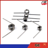 sus304 d0.5mm OD3.5/4/4.5/5/5.5/6mm V-shaped spiral torsion spring angle 60/90/120/180 degrees【GE-MB