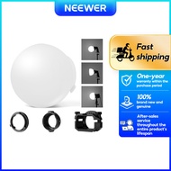 NEEWER CRS6 Silicone Diffusion Dome with 3 Adapter Rings, Compatible with Godox V1, NEEWER Z1/Z2 Rou