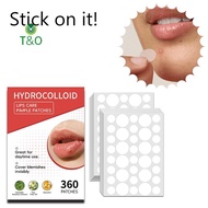 T&O 360pcs Mouth Blister Patch Cold Sore Lip Blister Patch Cold Sore Healing Hydrocolloid Lip Care S