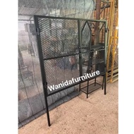 ขายวงกบประตูพร้อมบานตะแกรงเหล็กฉีก2 บานขนาด150x150cmราคา3890 บาทพร้อมตัวล๊อคและถอดประกอบได้🌵🌵