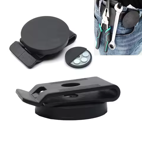 43/55/66mm Magnetic Suction Belt Clip Non-Slip Magnet Tool Portable Magnetic Clip Suction Cup Holder