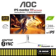 AOC Q27G4/WS 27-inch QHD 200Hz Fast IPS Gaming Monitor (3Yrs AOC Warranty)