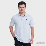 GALLOP : Mens Wear Signature Polo เสื้อโปโลคลาสสิค รุ่น GP9067 สี Neutral Grey - เทา / ราคาปกติ 1990