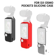 【Worth-Buy】 For Osmo Pocket3 Silicone Protective Case Anti Scratch Shockproof Camera Protector For Osmo Pocket3 Accessories