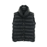 MONCLER PORTES 羽絨背心 4834644 尼龍 黑色 1 碼 二手 女款