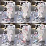 Pastel Tulip Wildflower Small Floral Silicone Cover For IPhone XR 11 12 13 14 15 Pro 14 15 Plus I11 