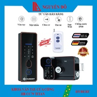 Hubert HB CC79 Titan gate fingerprint lock German standard with 6 remote control features using IP68