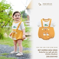NBAN (6-24M) Cool cotton baby girl Body chip to wear at home, to school, out, easy to change diapers