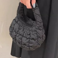 COS Quilted shoulder mirco clouds dumplings handbag BLACK ( 7-12working days Fast Ship)