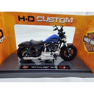 HARLEY-DAVIDSON 2022 FORTY-EIGHT SPECIAL MAISTO 1:18 W MOTORCYCLE DIECAST STAND CODE 1401