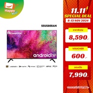 Aconatic ทีวี 55 นิ้ว LED 4K UHD Android TV 11.0 รุ่น 55US800AN แอลอีดี แอนดรอยทีวี ระบบปฏิบัติการ A