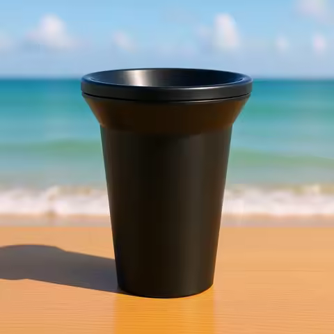 Wine Spittoon 6.48X4.79X4.79In Plastic Ice Storage Bucket Dual Ears Round Bar Tool For Wine Tasting 