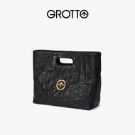 GROTTO CARRY Italy arrow logo leather hand bag shoulder bag