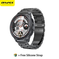สมาร์ทวอทช์ชาย Awei หน้าจอ AMOLED น้ำกัน 3ATM ตรวจสุขภาพ โหมดกีฬา รองรับ Chat GPT สำสำหรับการวิ่งกลา