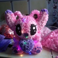 3D Pink Stich Foam Bear