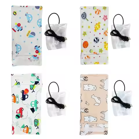 USB Baby Nursing Bottle Warmer Heater Milk Bottle Heating for Case Thermal Insulation Portable Therm