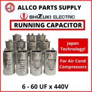 AIR COND RUNNING CAPACITOR [SHIZUKI BRAND] [GENUINE] [JAPAN TECHNOLOGY] | ALLCO PARTS SUPPLY