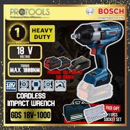 BOSCH CORDLESS IMPACT WRENCH | GDS 18V-1000 | GDS18V1000 | GDS18V 1000 | 18V [BOSCH IMPACT DRIVERS/W