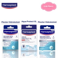 HANSAPLAST Aqua Protect XL Waterproof Plaster, 5 P3K Waterproof - Protects large wounds, Waterproof 