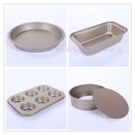 Loyang kek 6/8 inci Gold color