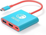 3-in-1 Switch Dock for Nintendo Switch Dock Station to TV,100W PD Fast Charger & 4K HDMI Connection 