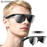 Wishlistforyou Smart Bluetooth Glasses with Interchangeable Clear Lenses Bluetooth 6.0 Open Ear Outd