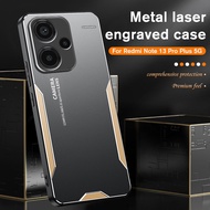 For Xiaomi Redmi Note 13 5G metal knife holder phone case Xiaomi Redmi Note13 Note13 Pro Note 13 Pro Plus 5G acrylic frosted anti drop protective case