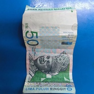 Duit Malaysia Lama RM 50 untuk koleksi rare.