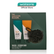 GROOM ROOM WASH + SCRUB 150ml DUO Packset (Expiry: Jun`2026)