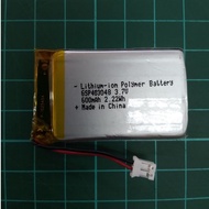 3.7V 600mAh 403048 can use model 403050 Lithium Polymer Battery MP3 MP4 GPS Bluetooth Quran Pen Read