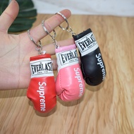 1 Piece 7.5cm Everlast Boxing Gloves Styles Keychain Cute Gifts Souvenirs Hanging Decorations Accessories
