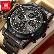 OLEVS men's Watch Multi-Functional Sports Chronograph fashion calendar waterproof luminous bussiess 