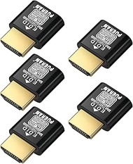 HDMI Dummy Plug 4K HDR,4K@60Hz、1440P@120/144Hz、1080P@120/144/240Hzedid Emulator Virtual Display Adap