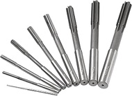 Chucking Reamer Set HSS Straight Shank High-Speed Steel Reamer Set Straight Flute Milling Cutter H8 