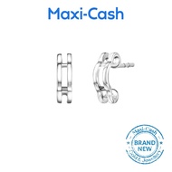 Stud Earrings in 18K White Gold