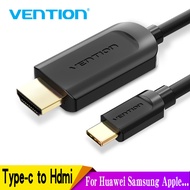 Vention USB C HDMI 4K Type C to HDMI Cable HDMI Adapter for Huawei P20 Pro Mate 20 MacBook Pro Air ipad Pro Thunderbolt 3 1m 2m