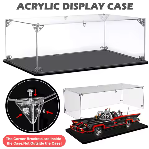 1:10 scale acrylic display box, suitable for all kinds of 1:10 scale model cars, airplanes, building