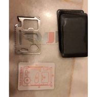 100% Best ASOTV Knight SILVER Wallet Ninja 11 in 1 Multi Purpose Pocket Tool