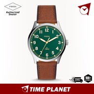 Fossil Dayliner Three-Hand Teak Leather Men Watch FS5925