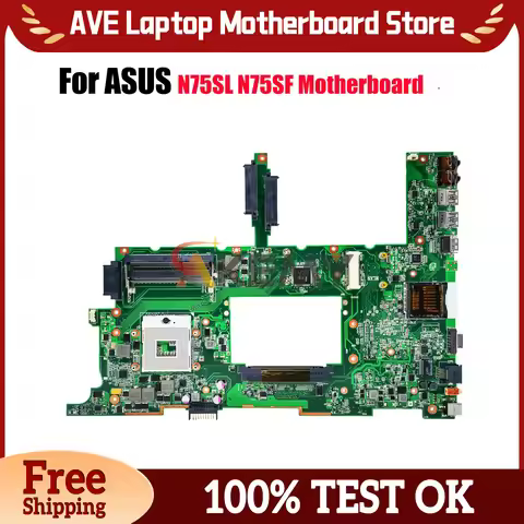 N75SF Laptop Motherboard For ASUS Vivobook N75SF N75S N75SL Notebook Mainboard This item is in stock