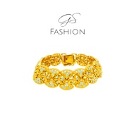 IN STOCK* Gold Plated Two Tone Bracelet GPB2C45-2