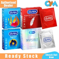 Durex Kondom Invisible Will Lube Love Together Fetherlite Thin 3Pc Luncur Dipakai Berbentuk Licin De